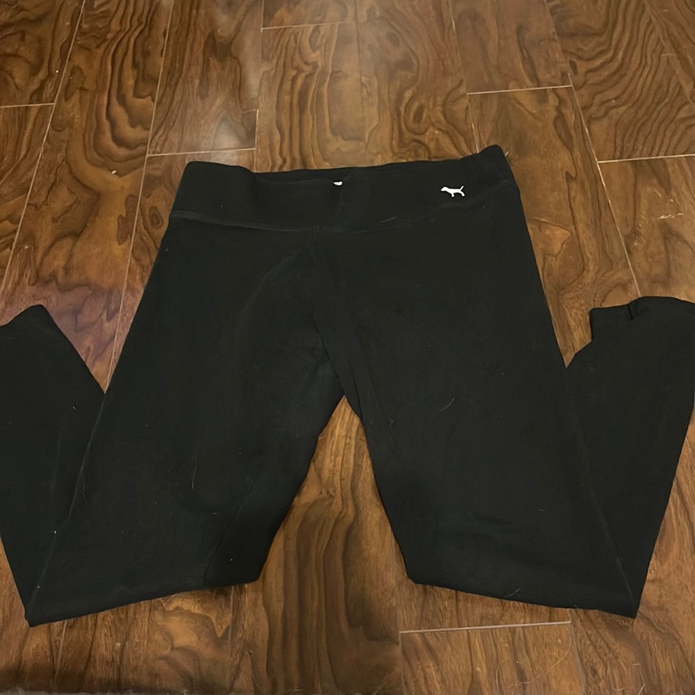 Black pink victoria secret leggings